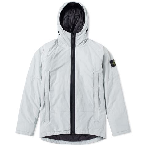 stone island micro reps hooded jacket yellow